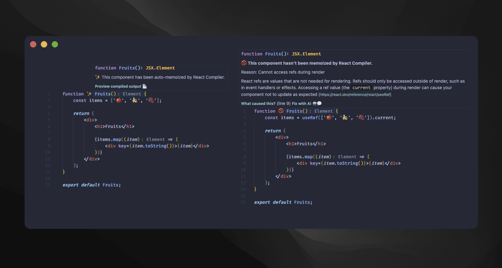 react-compiler-marker preview